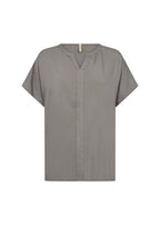 Radia 9 V-Neck Blouse Women Misty Soyaconcept
