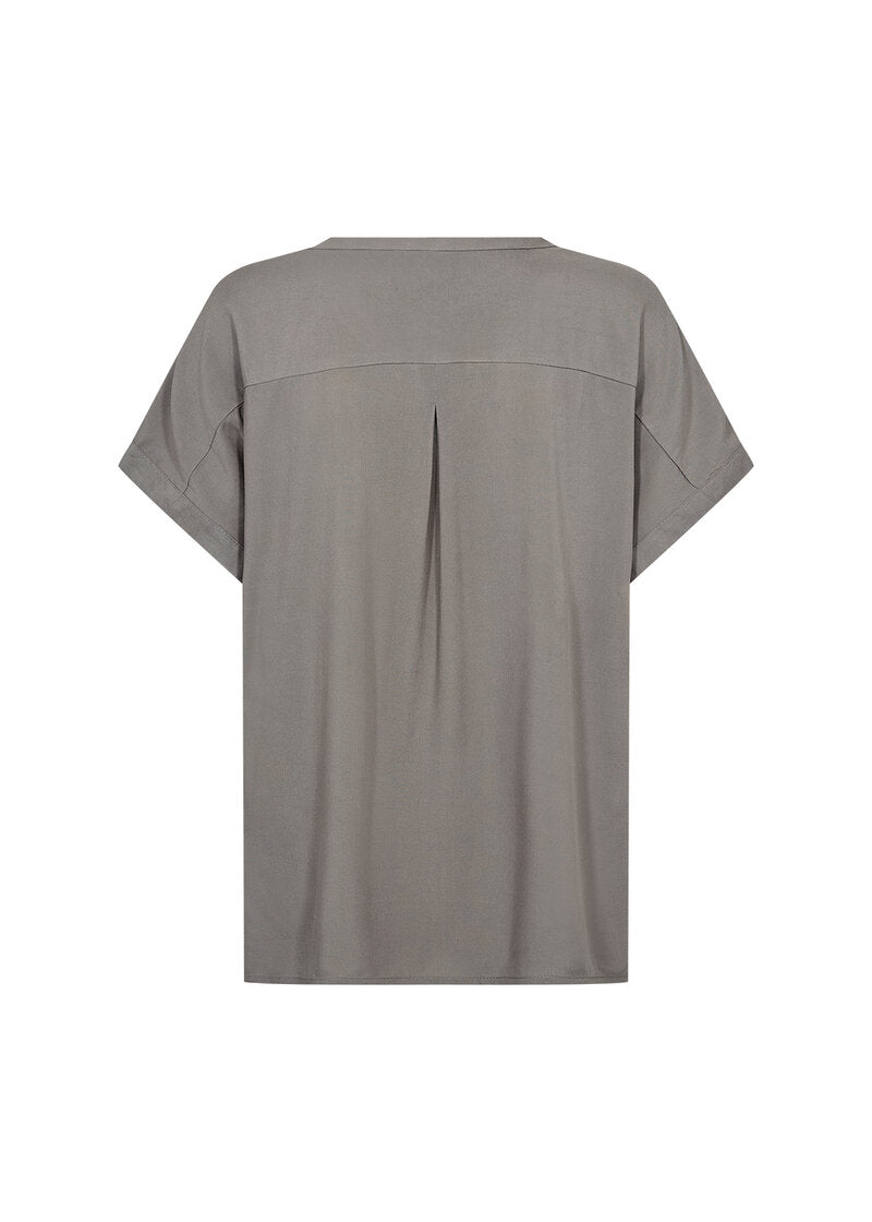 Radia 9 V-Neck Blouse Women Misty Soyaconcept