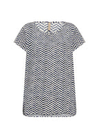 Selia 1 Blus Dam Navy Combi Soyaconcept