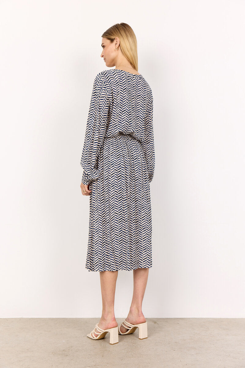 Selia 3 Skirt Women Navy Combi Soyaconcept