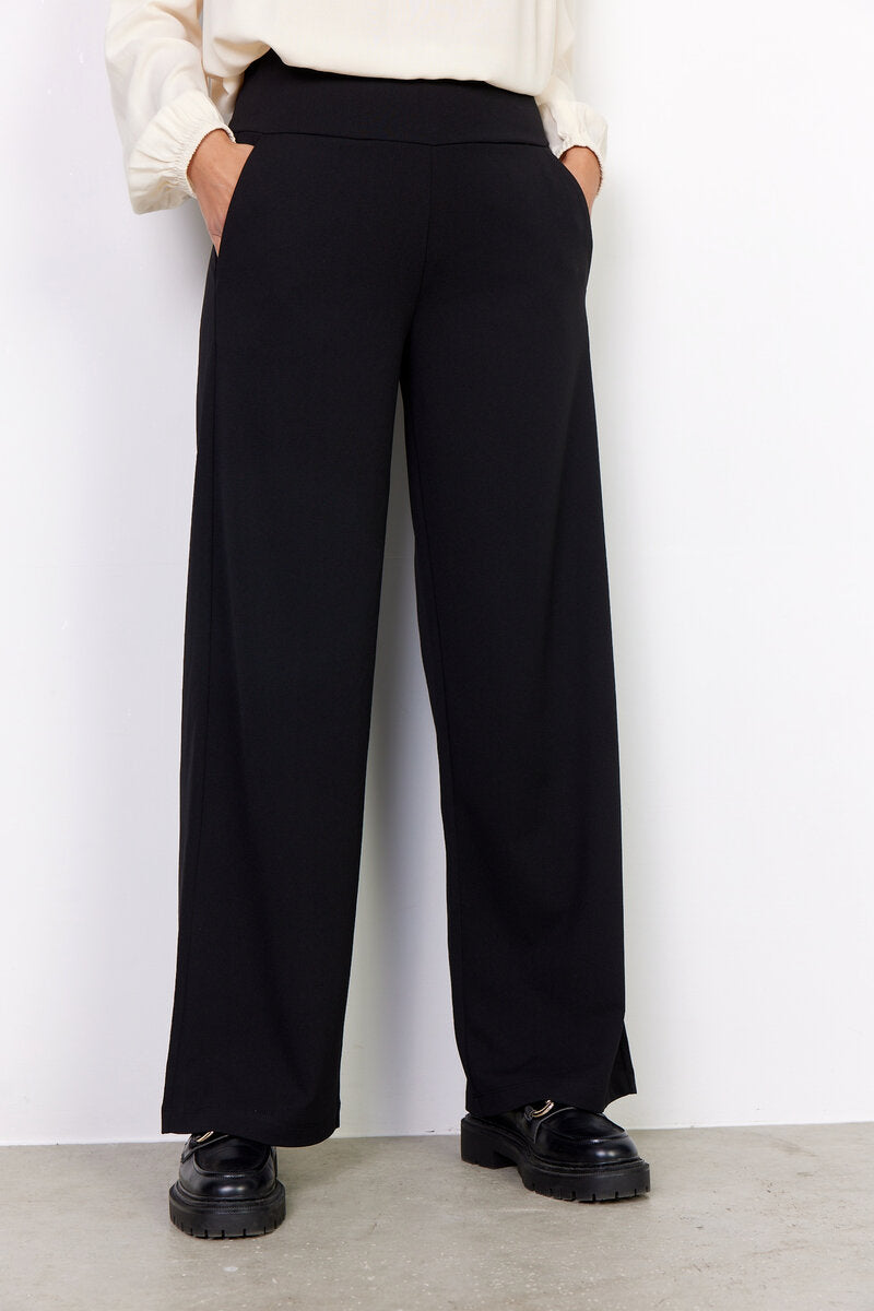 Siham 48 Långbyxa Dam Black Soyaconcept