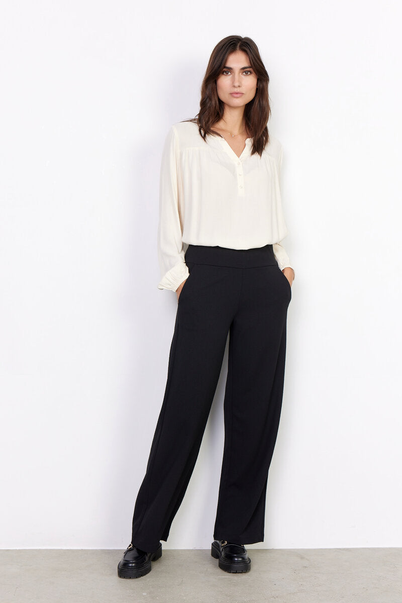 Siham 48 Långbyxa Dam Black Soyaconcept