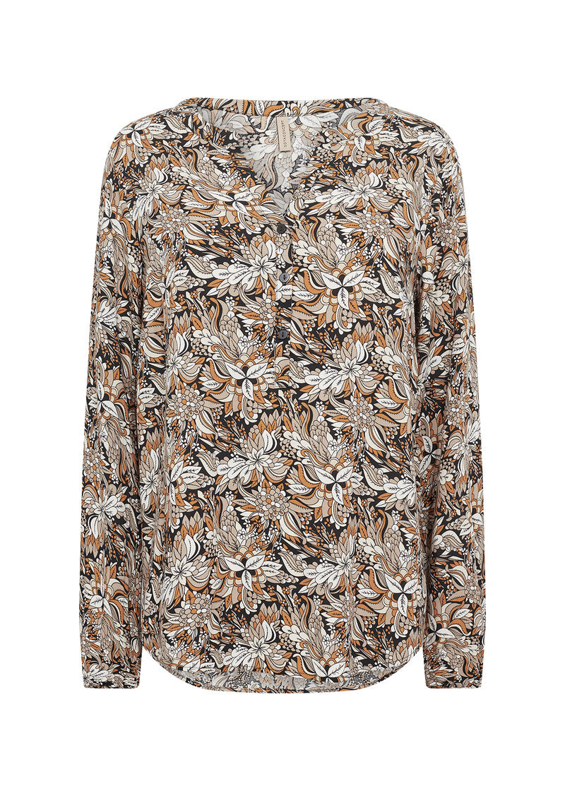 Tarita Blouse Women Golden Yellow Combi Soyaconcept