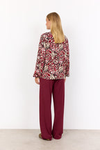 Vava 1 Blus Dam Red Combi Soyaconcept