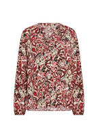Vava 1 Blus Dam Red Combi Soyaconcept
