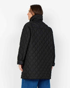 Stacie 15 Quiltad Jacka Dam Black | Smilebutiken - Wasabiconcept