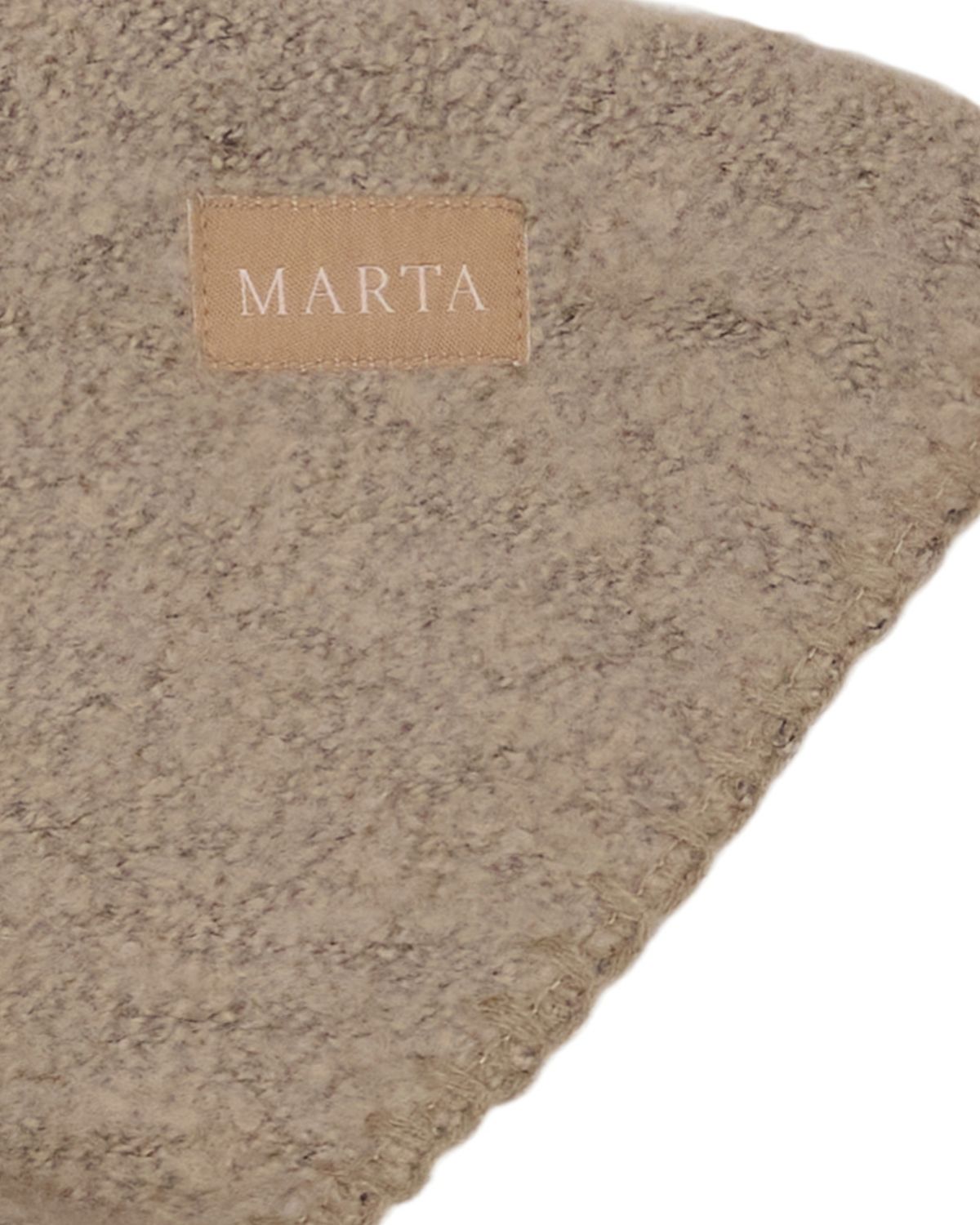 Stickad Scarf Dam Beige Fango | Smilebutiken - Marta du Chateau