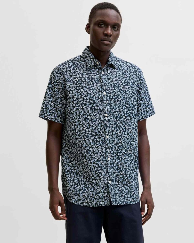 Summer Mönstrad Skjorta Herr Night Sky | Smilebutiken - Jack & Jones