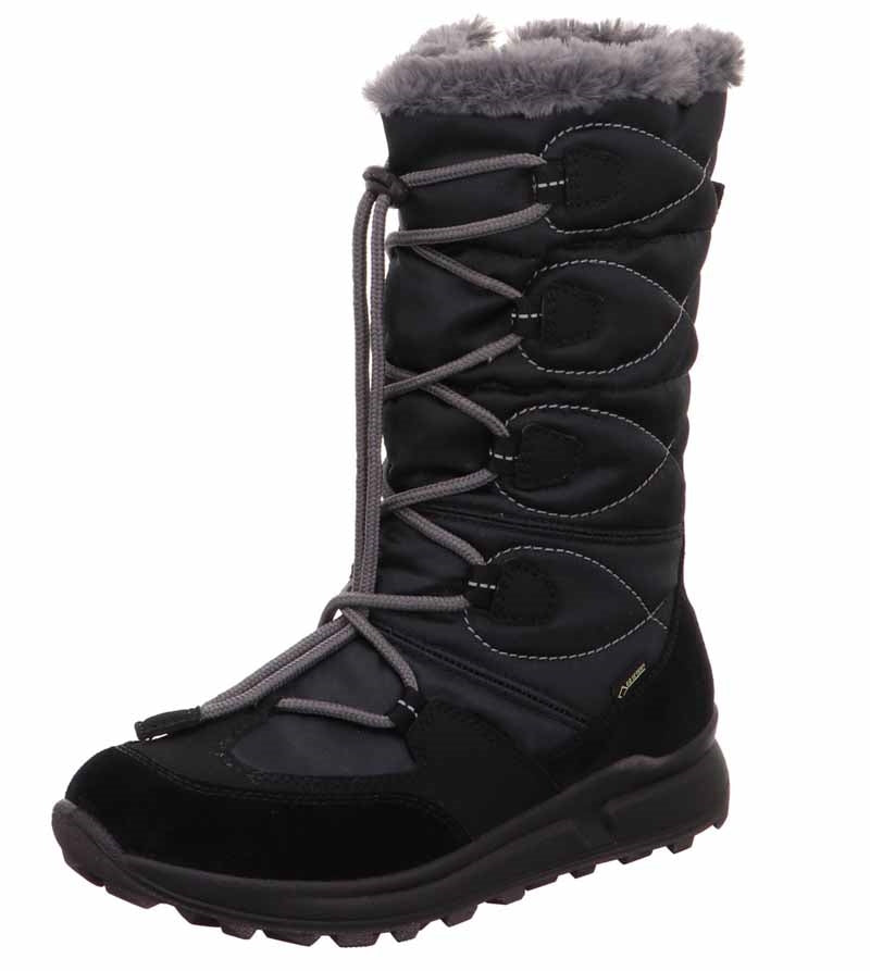 Merida Stie GORE-TEX Svart Fodrad Vinterstövel Junior - Superfit