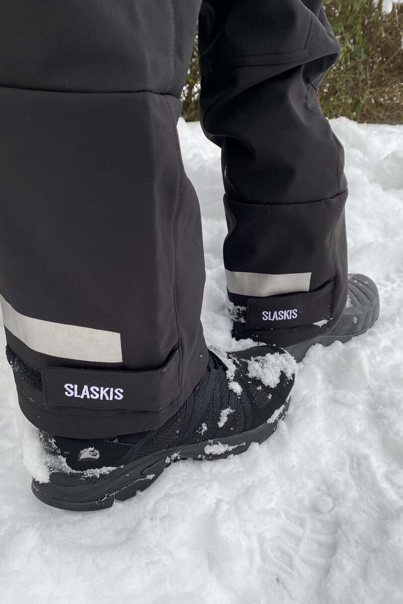 Supreme Wide Softshellbyxa Svart Barn Junior - Slaskis