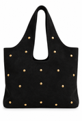 Tilde Väska med Nitar Dam Svart Black | Smilebutiken - Caramelle Fashion