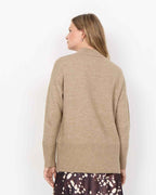 Tonja 22 Pullover Dam Timber Wolf Melange | Smilebutiken - Wasabiconcept