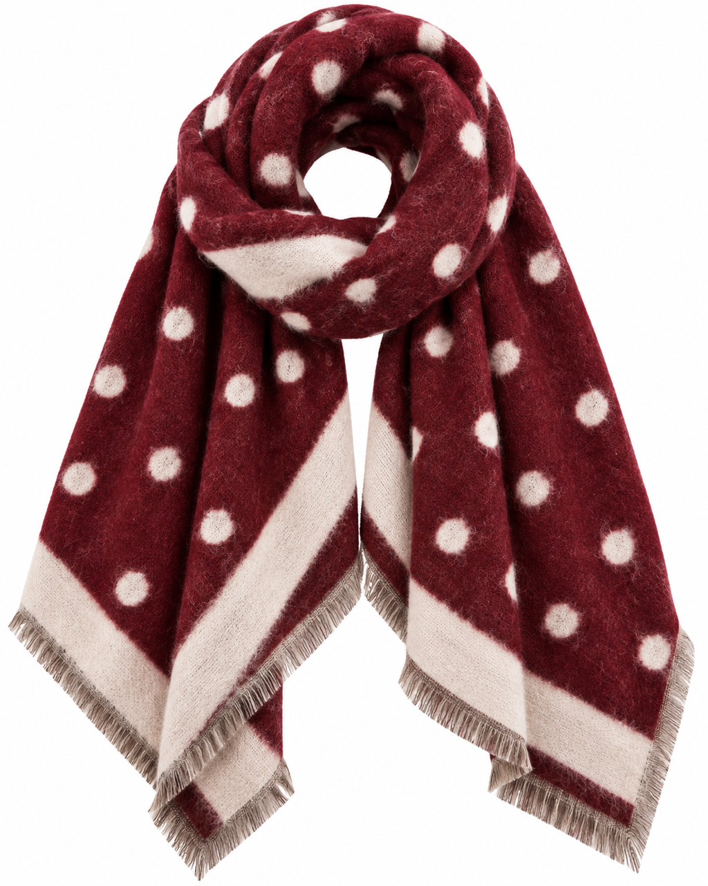 Tora Halsduk Dam Röd Red | Smilebutiken - Caramelle Fashion