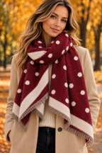 Tora Halsduk Dam Röd Red | Smilebutiken - Caramelle Fashion