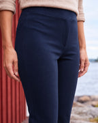 Toronto Bootcut Byxa Dam Mörkblå Urban Dark Blue | Smilebutiken - Cecil