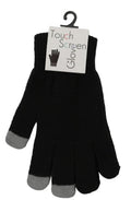 Touch Screen Gloves 19cm Black Wänerstedt