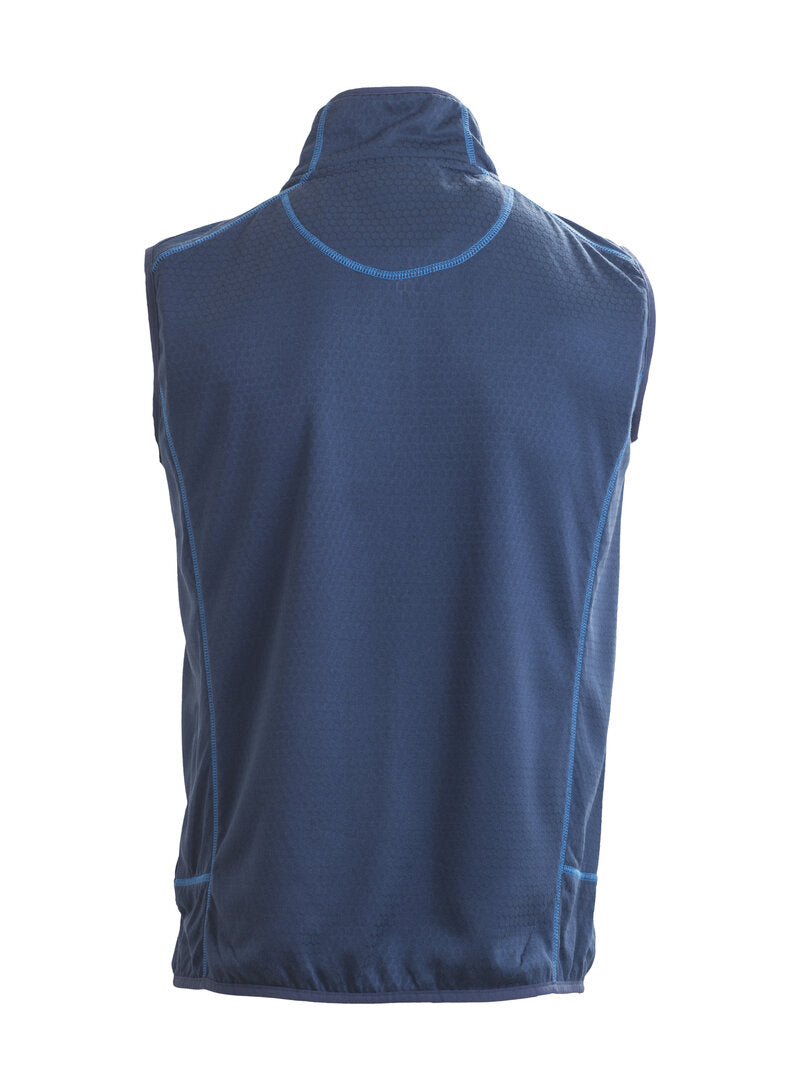 Draft Fleeceväst Herr Midnight Blue Tuxer