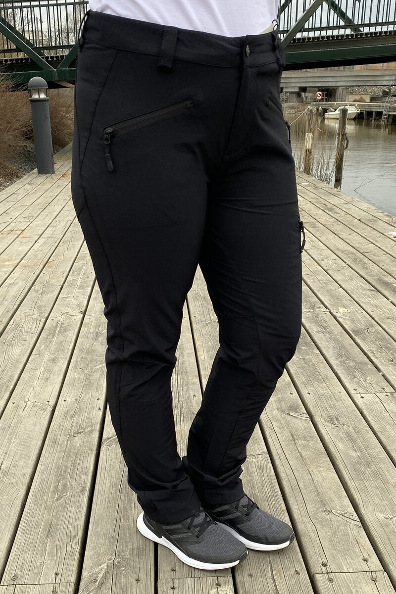 Flexi Outdoorbyxa Dam Black - Tuxer