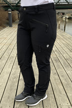 Flexi Outdoorbyxa Dam Black - Tuxer