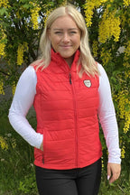 Tuxer Geilo Lightweight Vest Women Molten Red - Tuxer