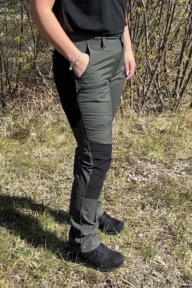 Tuxer Hunter Outdoor Trousers Women Tapenade - Tuxer