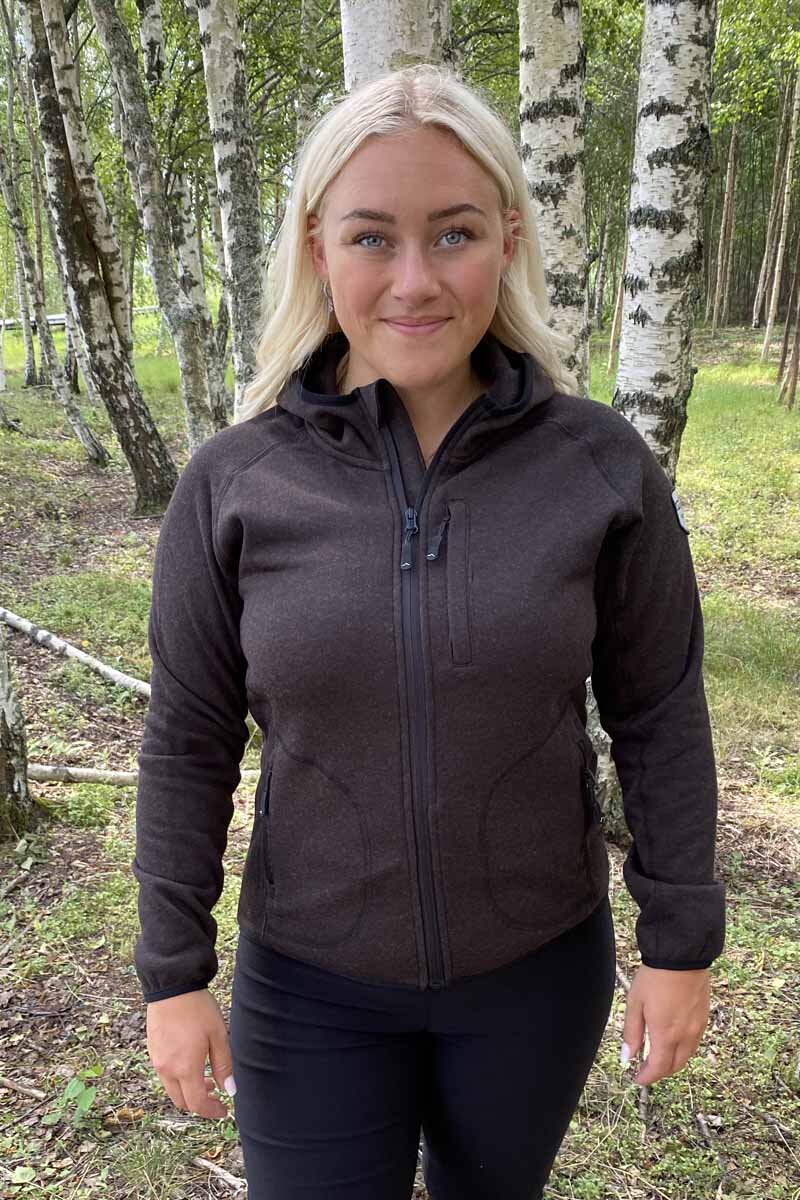 Pretty Fleecejacka Dam Grey Bear - Tuxer