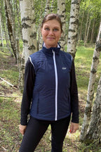 Sanna Lättviktsväst Dam Blå Dark Navy | Smilebutiken - Tuxer