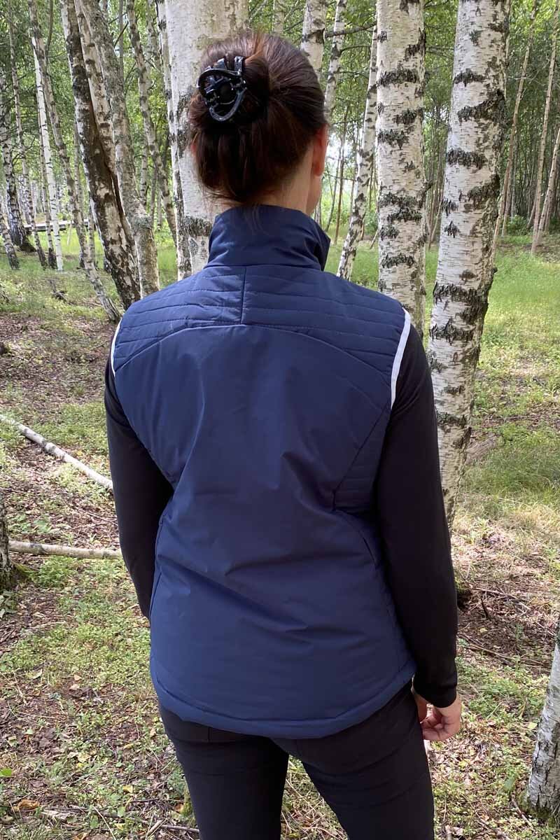 Sanna Lättviktsväst Dam Blå Dark Navy | Smilebutiken - Tuxer