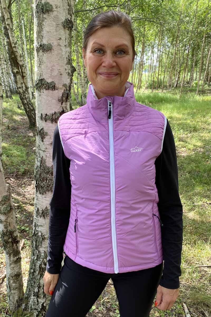 Sanna Lättviktsväst Dam Lila Lupine | Smilebutiken - Tuxer