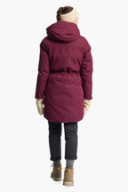 Aurora Parkas Dam Dark Burgundy Twentyfour
