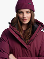 Aurora Parkas Dam Dark Burgundy Twentyfour