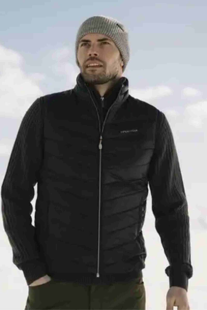 Finse Dunväst Herr Soft Black Twentyfour