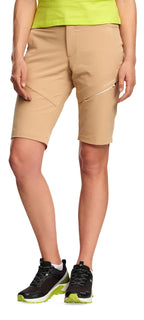 Flåm Långa Lätt Softshellshorts Dam Sand Twentyfour