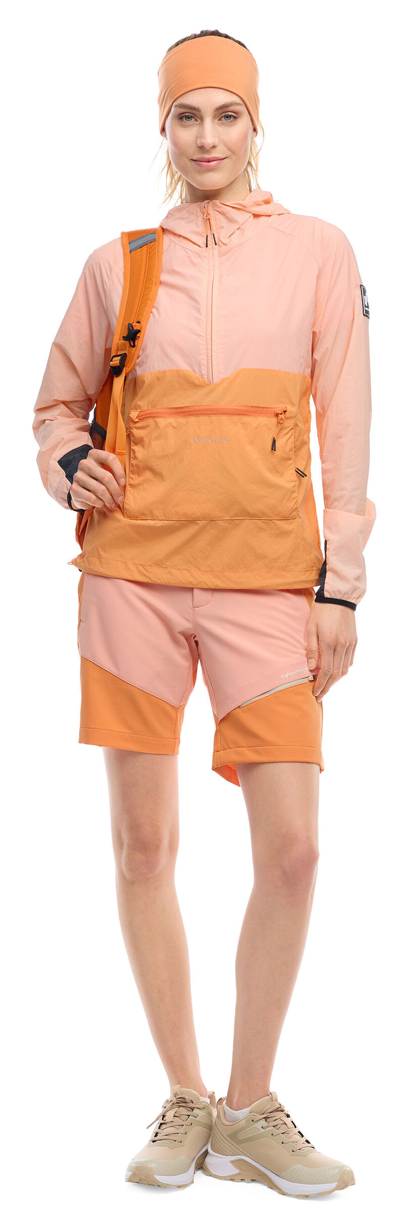 Flåm Lätt Anorak Dam Pastel Peach Twentyfour