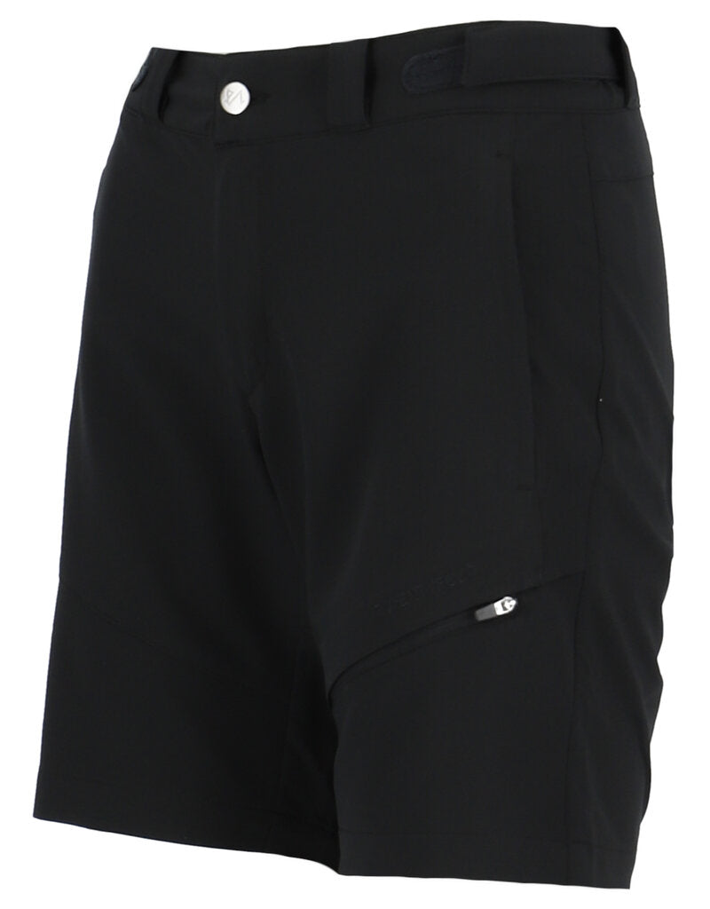 Flåm Lätt Softshellshorts Dam Black Twentyfour