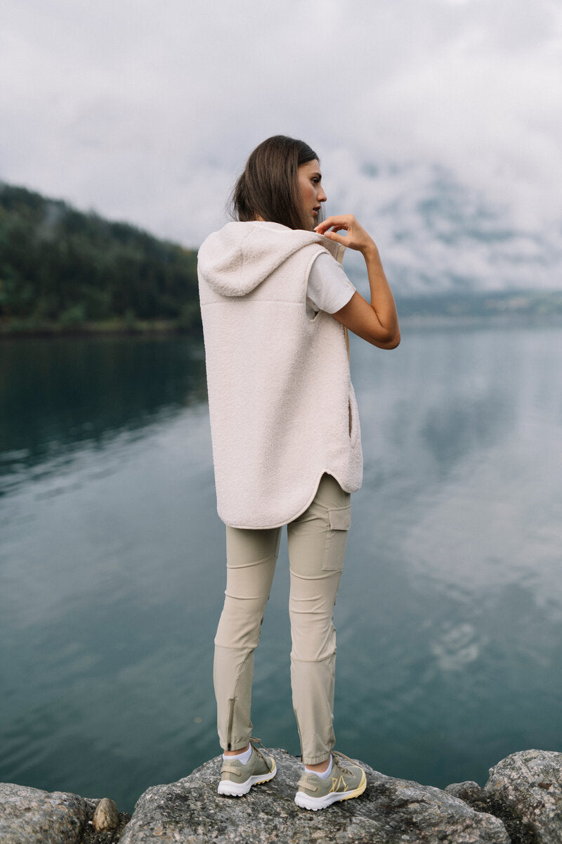 Mellow Pile Vest Women Cotton Twentyfour