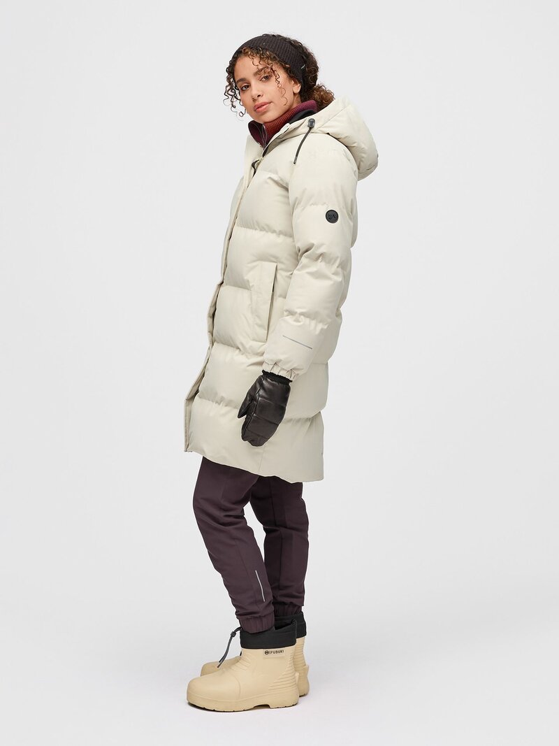 Mode Aria Parkas Dam Warm Grey Twentyfour