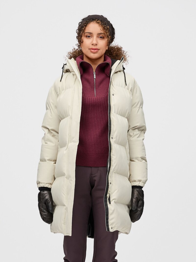 Mode Aria Parkas Dam Warm Grey Twentyfour