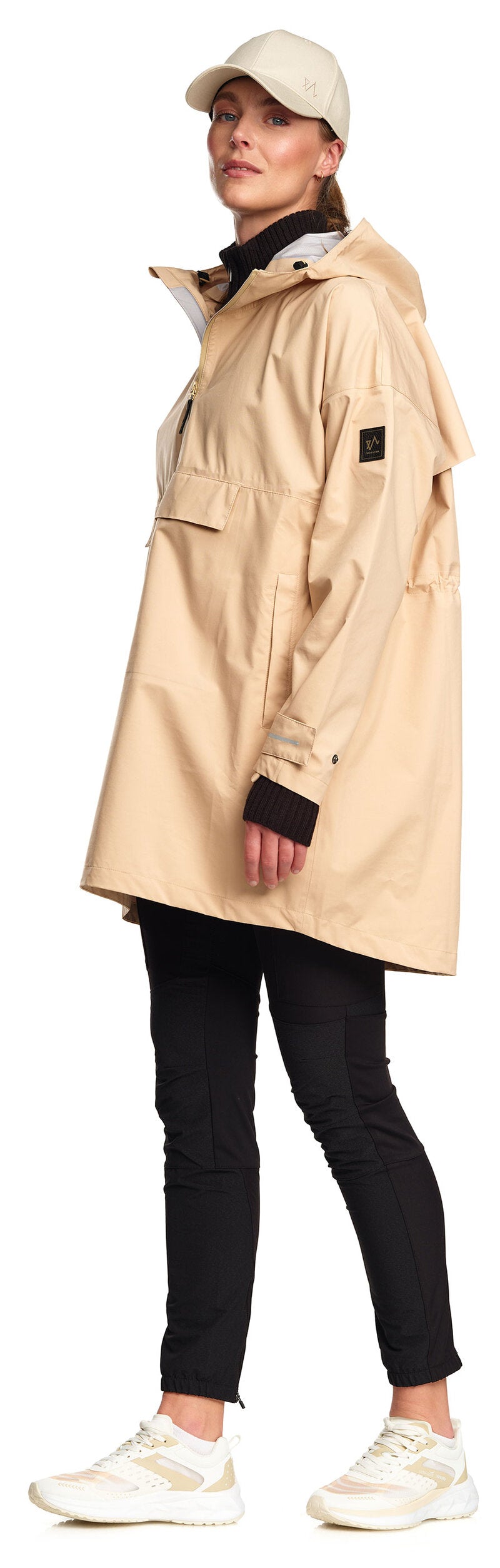 Mode Poncho Dam Sand Twentyfour