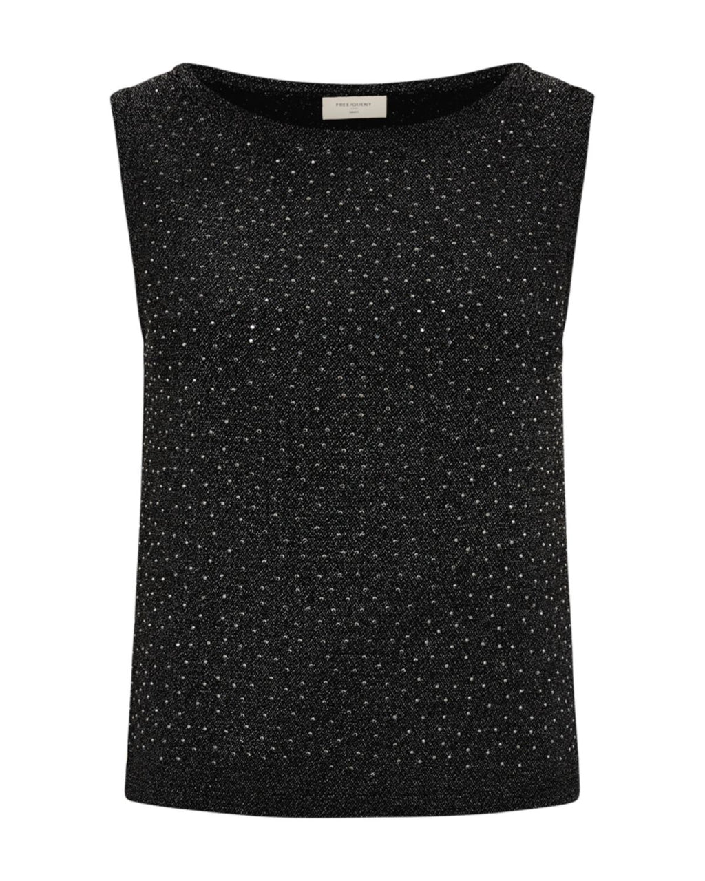 Viska Glittrig Topp Svart med Silver Black | Smilebutiken – Freequent