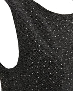 Viska Glittrig Topp Svart med Silver Black | Smilebutiken – Freequent