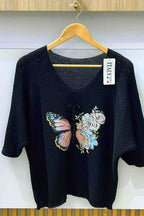 Aicha Women's Sweater Black VIVICHY