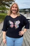 Aicha Sweatshirt Women Blue Marine VIVICHY