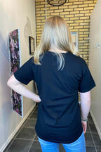 Bailey T-shirt Dam Love Black VIVICHY