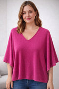 Zoe Women's Fuchsia Sweater VIVICHY