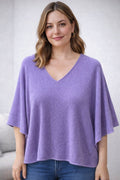 Zoe Women's Sweater Light Purple VIVICHY