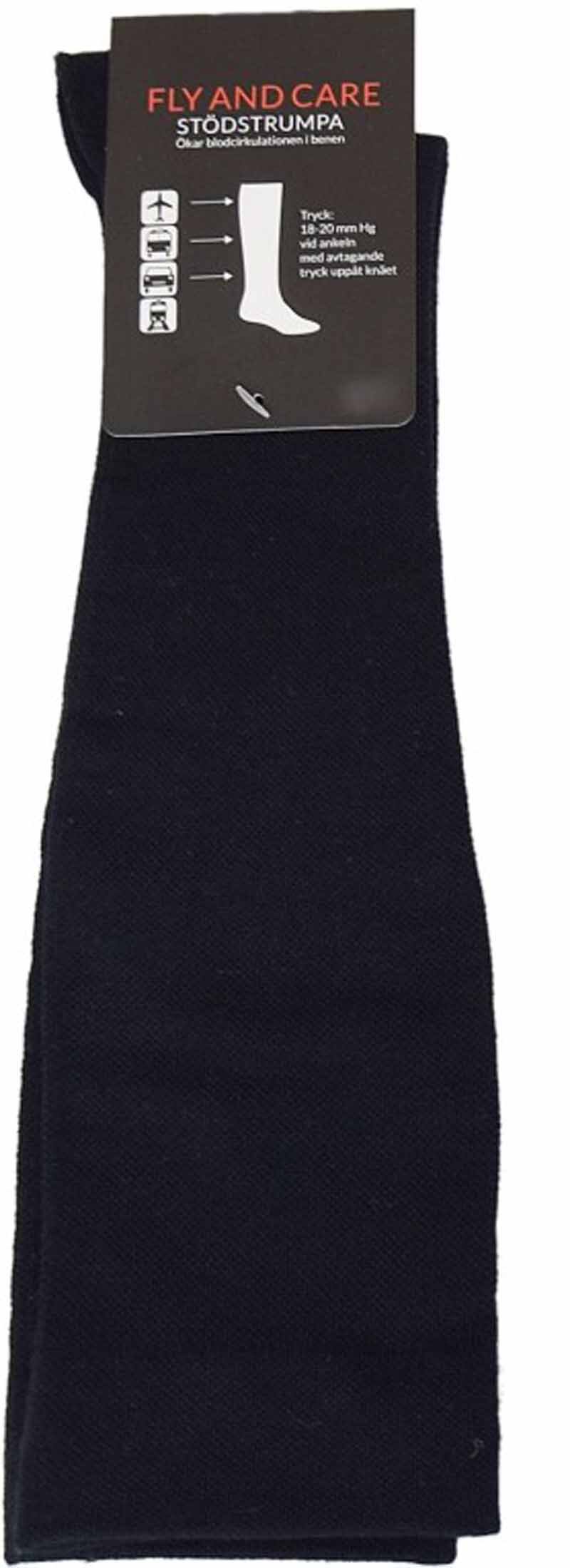 Stödstrumpor 18-20 mm Hg Svart - Wänerstedt