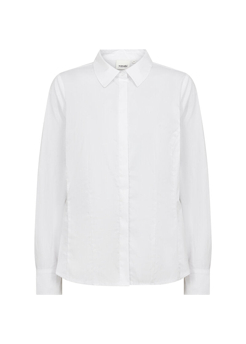 Saga 34 Skjorta Dam White Wasabiconcept