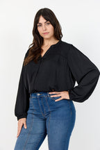 Savanna 1 Shirt Blouse Women Black Wasabiconcept