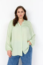 Savanna 1 Shirt Blouse Women Bok Choy Wasabi Concept
